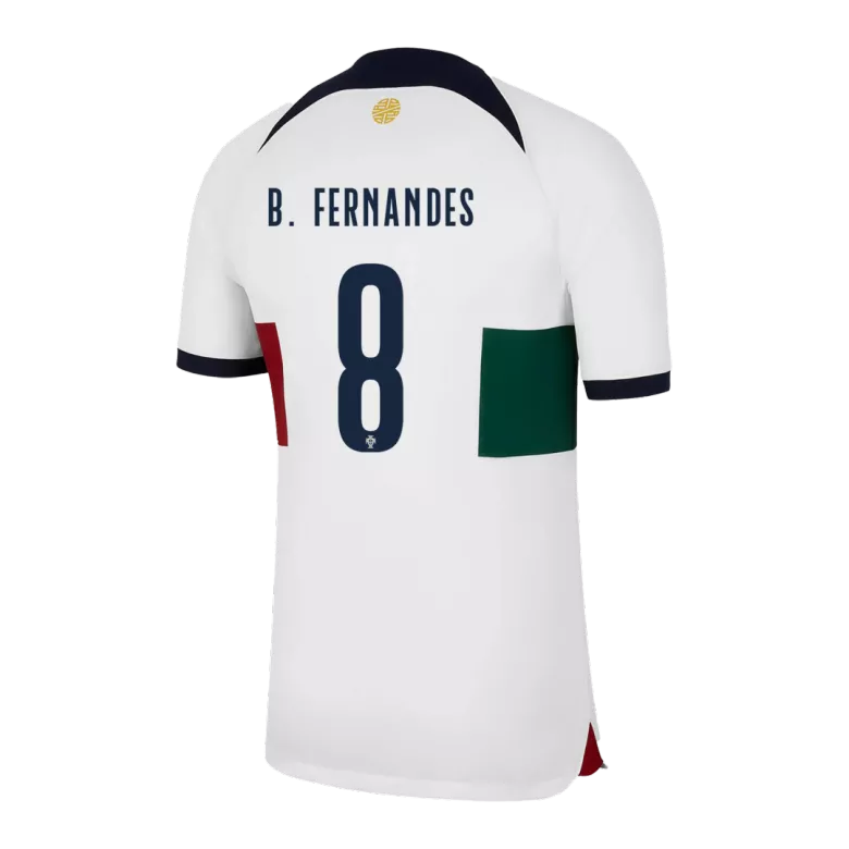 B.FERNANDES #8 Portugal Away Jersey World Cup 2022 - vstockx