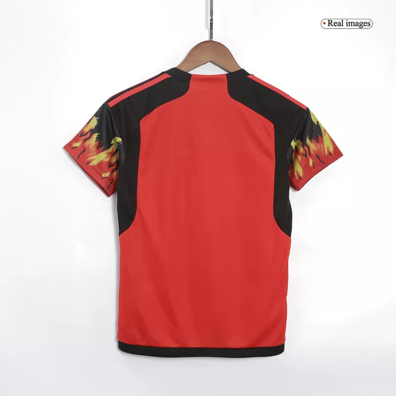 Belgium Home World Cup Kids Jerseys Kit 2022 - vstockx