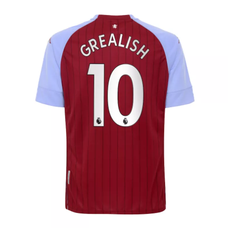 GREALISH #10 Aston Villa Home Soccer Jersey 2020/21 - vstockx