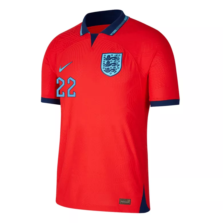 BELLINGHAM #22 England Away Authentic Jersey World Cup 2022 - vstockx