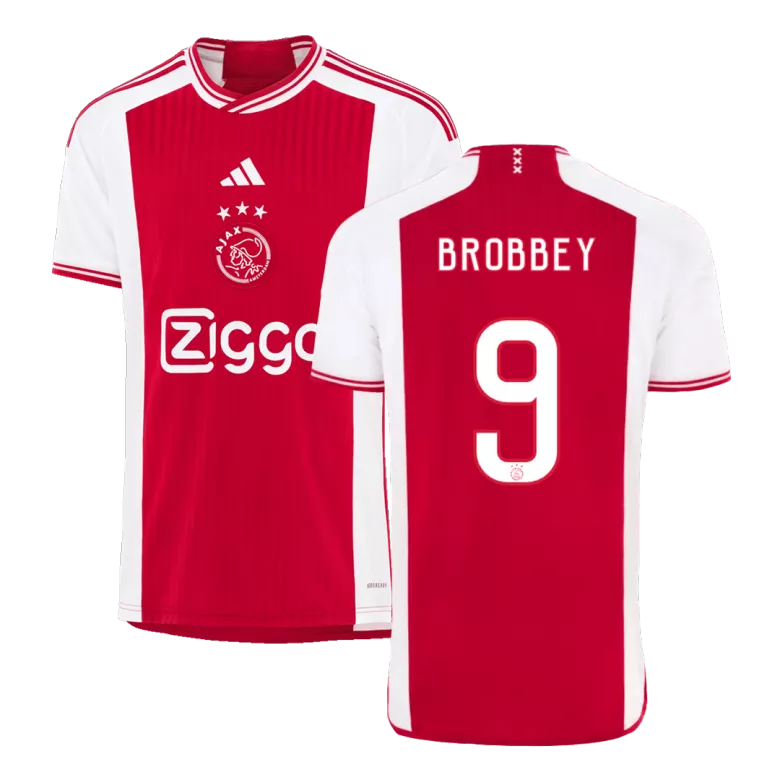 BROBBEY #9 Ajax Home Soccer Jersey 2023/24 - vstockx