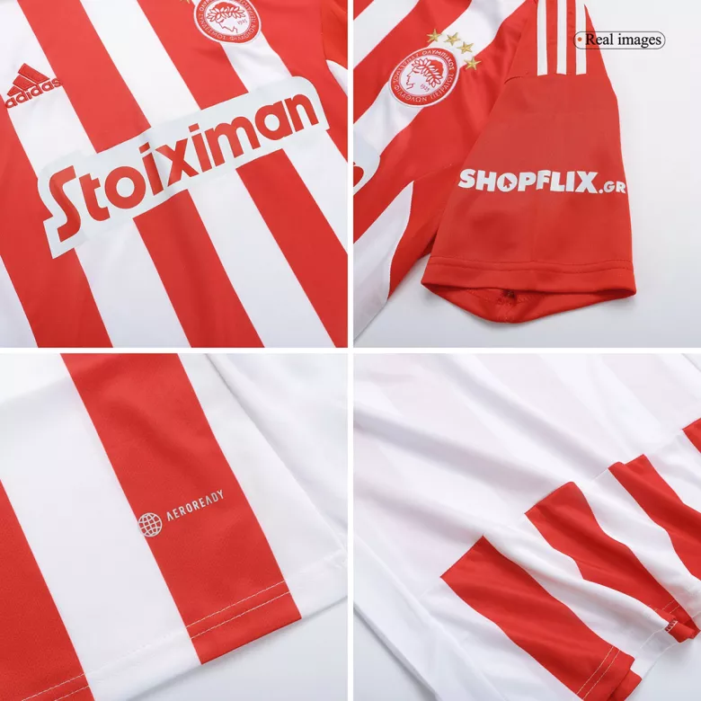 Olympiakos Home Jersey Shirt 2022/23 - vstockx