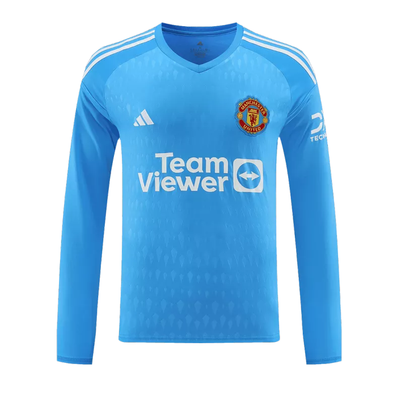 Manchester United Goalkeeper Long Sleeve Soccer Jersey 2023/24 - vstockx