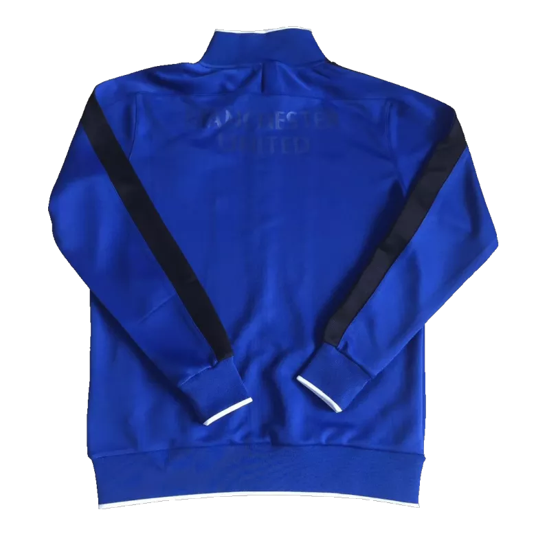 Vintage Manchester United Track Jacket 2010 - Blue - vstockx