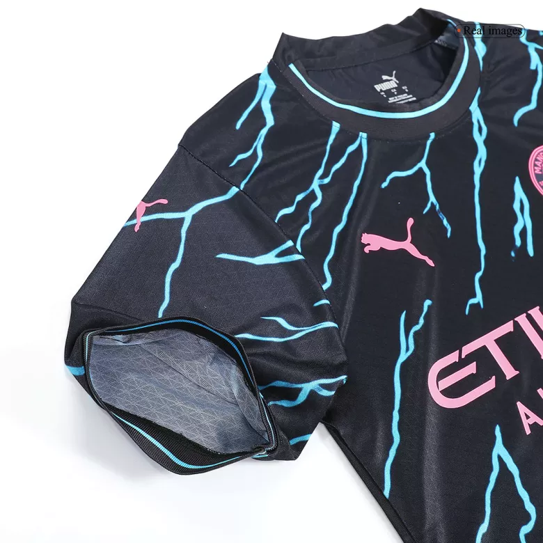 DE BRUYNE #17 Manchester City Third Away Authentic Soccer Jersey 2023/24 - vstockx