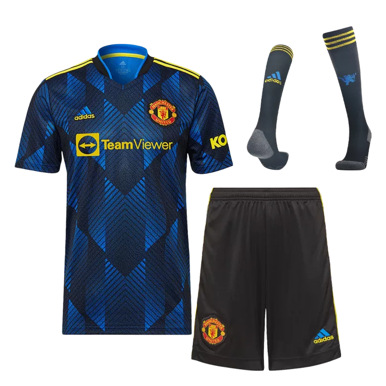 Manchester United Third Away Jerseys Full Kit 2021/22 - vstockx