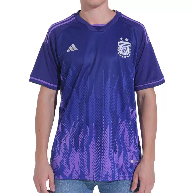 Argentina Away Soccer Jersey 2022 - vstockx