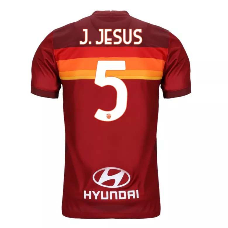 J.JESUS #5 Roma Home Soccer Jersey 2020/21              �� - vstockx