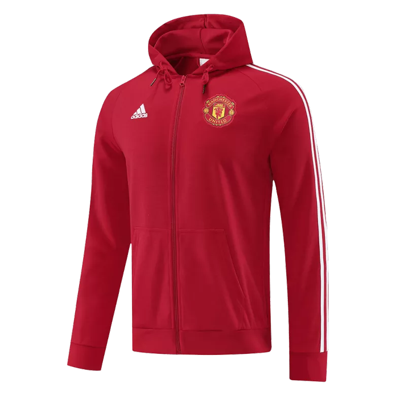Manchester United Hoodie Tracksuit 2022/23 Red - vstockx