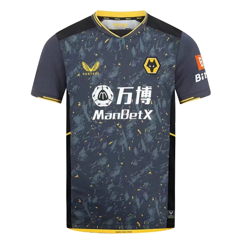 Replica Wolverhampton Wanderers Away Jersey 2021/22 By Castore - vstockx