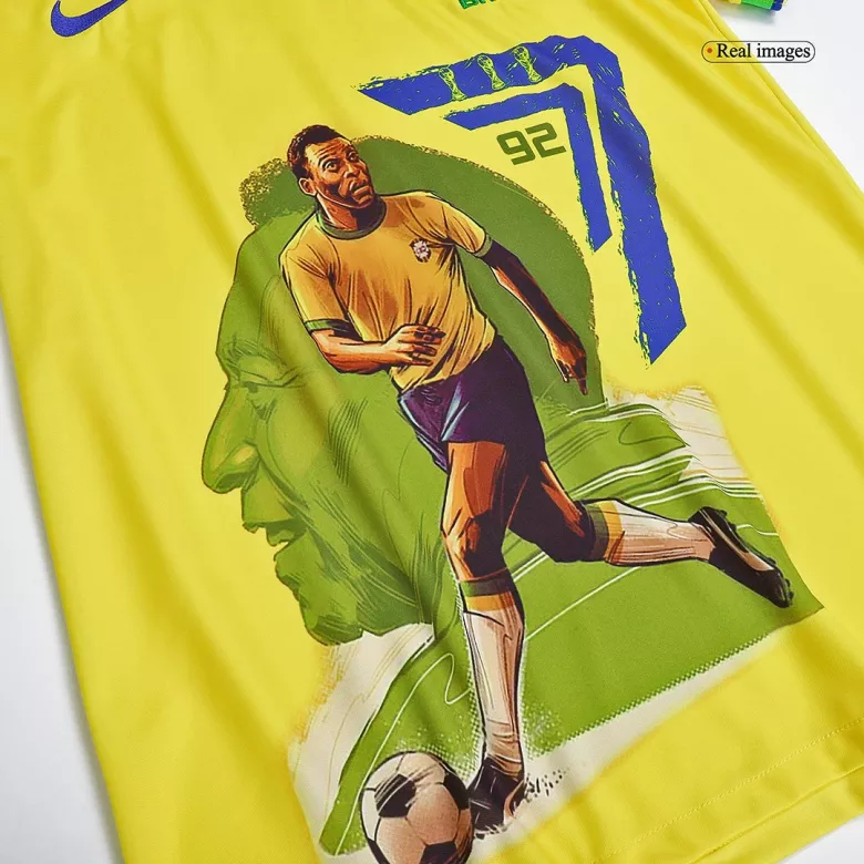 PEL�� Brazil Home Commemorative Jersey 2022 - vstockx