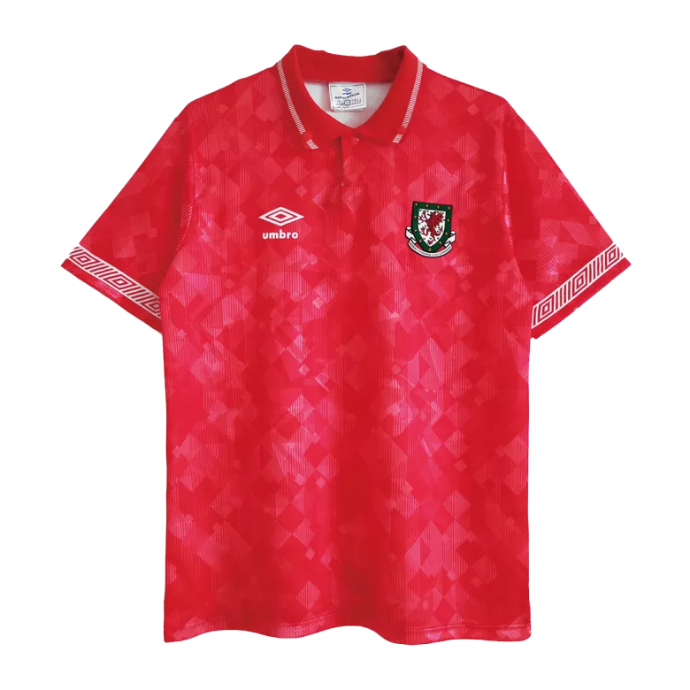 Vintage Soccer Jersey Wales Home 1990/92 - vstockx