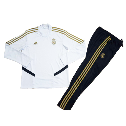 Real Madrid Tracksuit 2019/20 White - vstockx