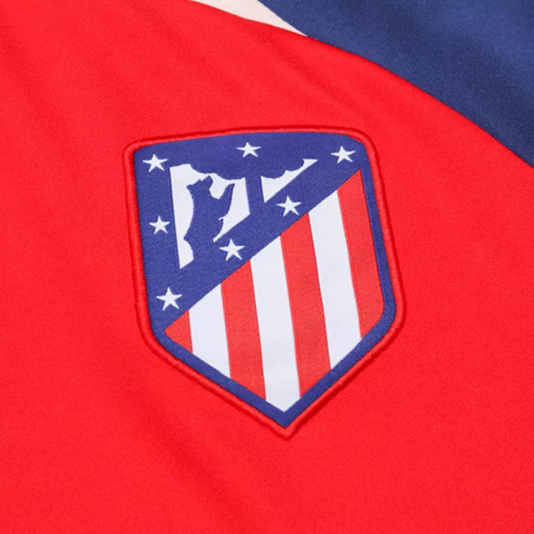 Atletico Madrid 1/4 Zip Tracksuit 2023/24 Red - vstockx