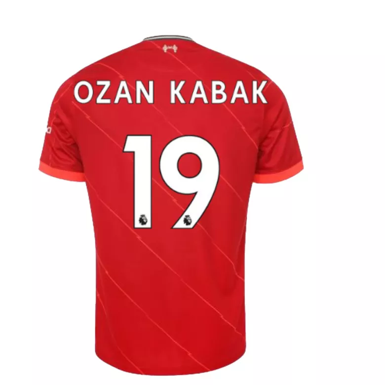 OZAN KABAK #19 Liverpool Home Soccer Jersey 2021/22 - vstockx