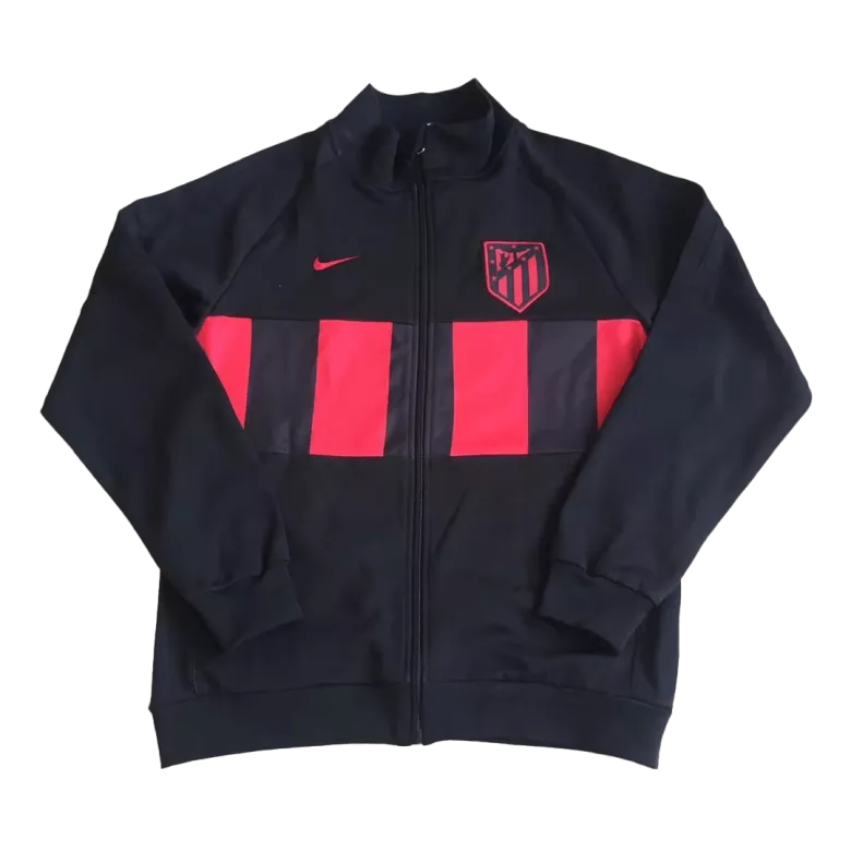 Vintage Atletico Madrid Track Jacket 1996 - Black&Red - vstockx