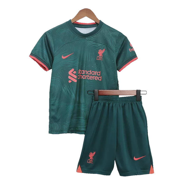 Liverpool Third Away Kids Jerseys Kit 2022/23 - vstockx