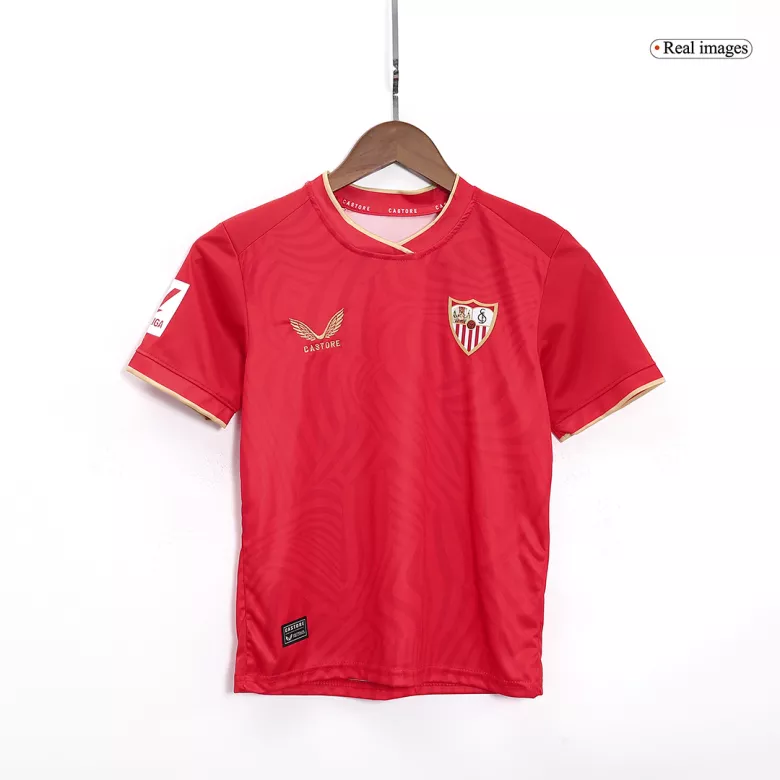 Sevilla Away Kids Soccer Jerseys Kit 2023/24 - vstockx