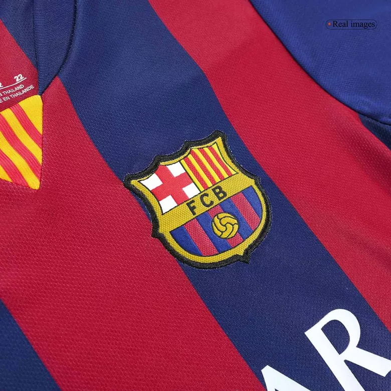 Barcelona Home Kids Soccer Jerseys Kit 2014/15 - vstockx