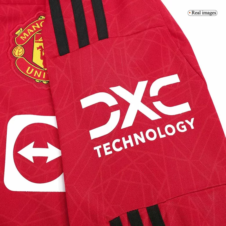 Manchester United Home Long Sleeve Soccer Jersey 2023/24 - vstockx