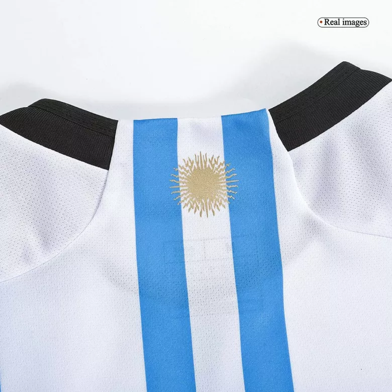 Argentina Home Long Sleeve Soccer Jersey 2022 - vstockx
