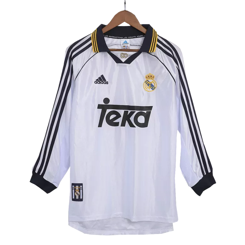 Vintage Soccer Jersey Real Madrid Long Sleeve 1999/00 - vstockx