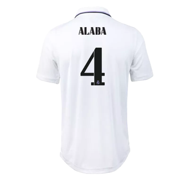 ALABA #4 Real Madrid Home Authentic Jersey 2022/23 - vstockx