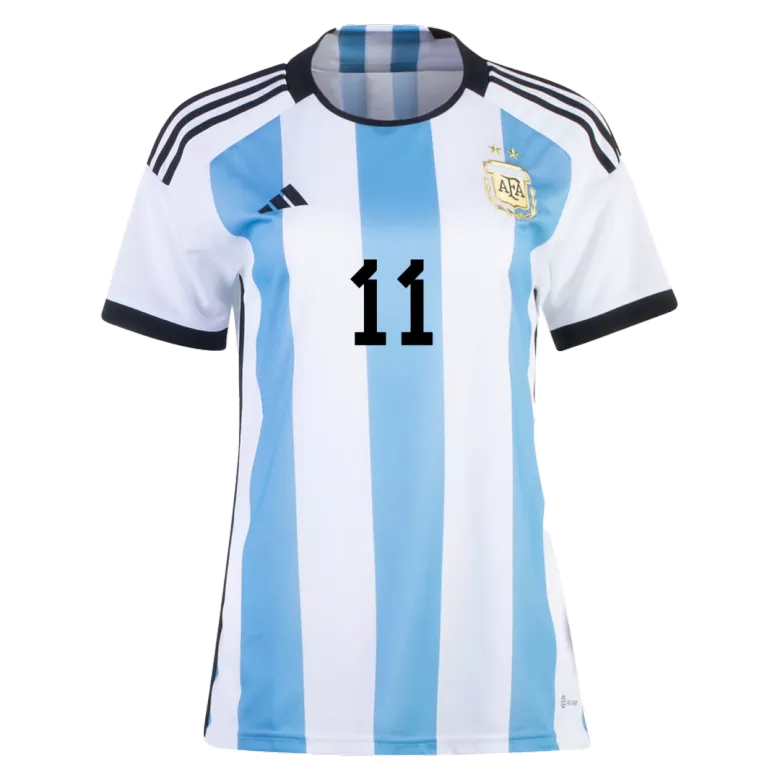 DI MARIA #11 Argentina Home Jersey World Cup 2022 Women - vstockx