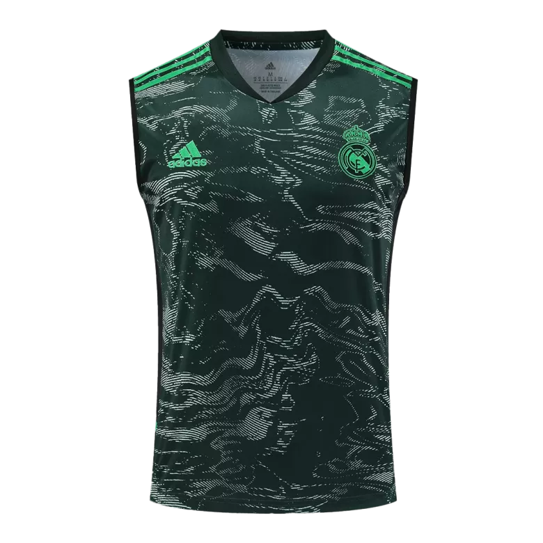 Real Madrid Jerseys Sleeveless Training Kit 2022/23 Green - vstockx