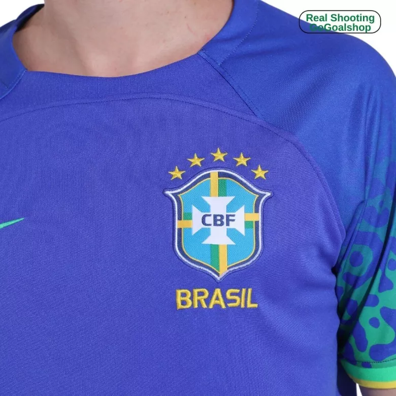 Brazil Away Soccer Jersey 2022 - vstockx