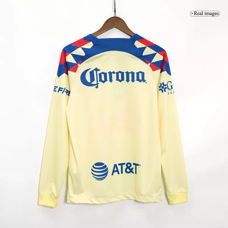 Club America Home Long Sleeve Soccer Jersey 2023/24 - vstockx