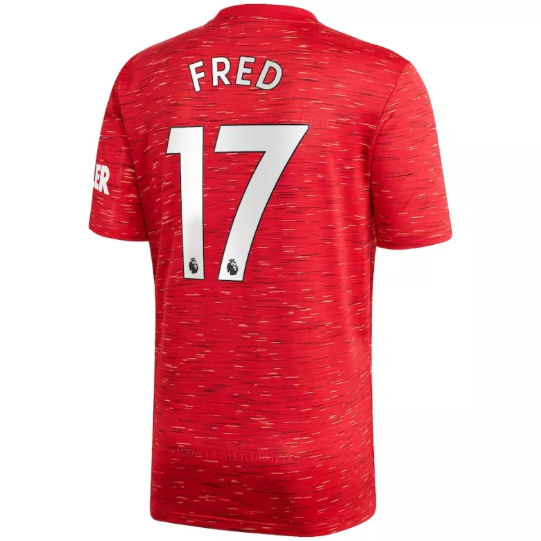 FRED #17 Manchester United Home Soccer Jersey 2020/21 - vstockx