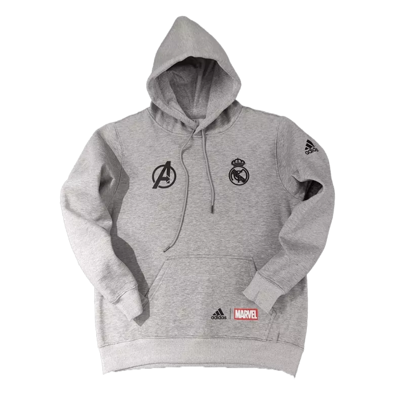 Real Madrid Sweater Hoodie 2022/23 Gray - vstockx
