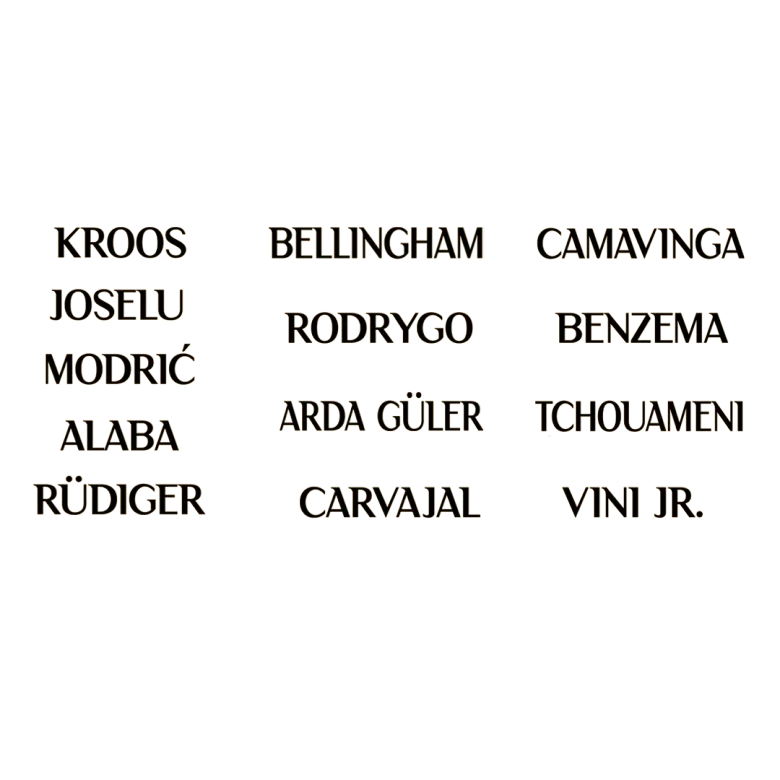 23/24 Real Madrid Home Black Font - vstockx