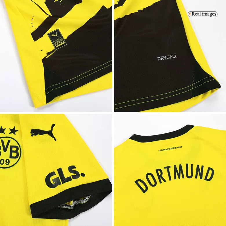 Borussia Dortmund Home Kids Jerseys Full Kit 2023/24 - vstockx