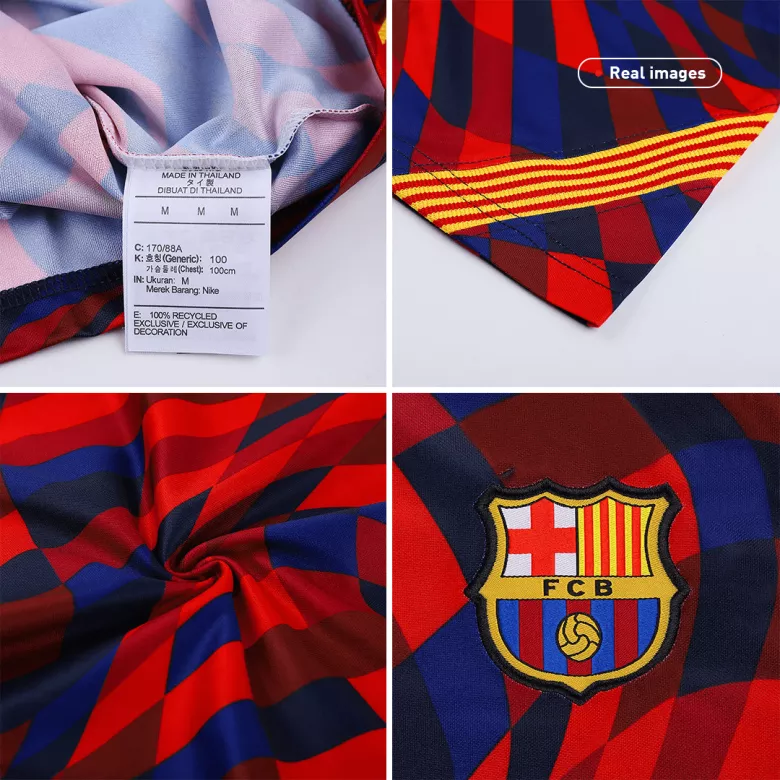 Barcelona Pre-Match Soccer Jersey 2020/21 - vstockx