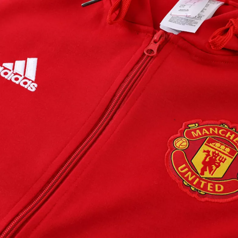 Manchester United Hoodie Tracksuit 2022/23 Red - vstockx