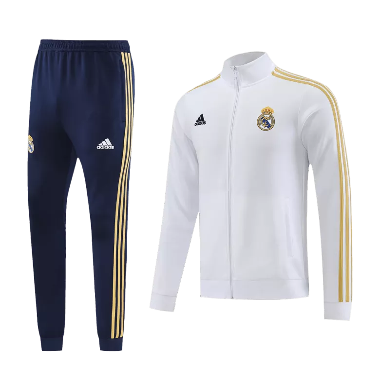 Real Madrid Jacket Tracksuit 2023/24 White - vstockx