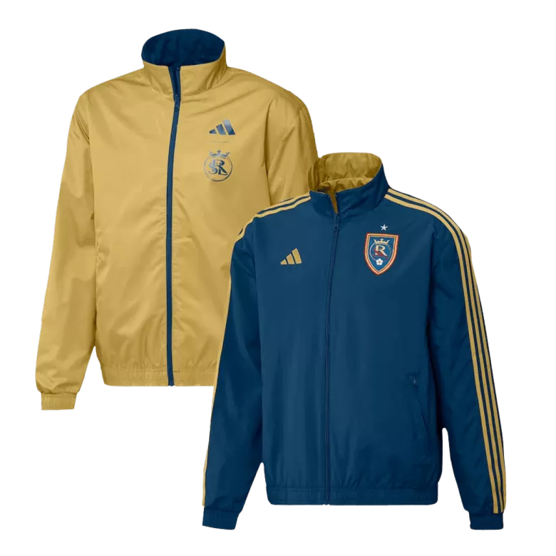 Real Salt Lake Reversible  Jacket 2023 - Navy/Gold - vstockx