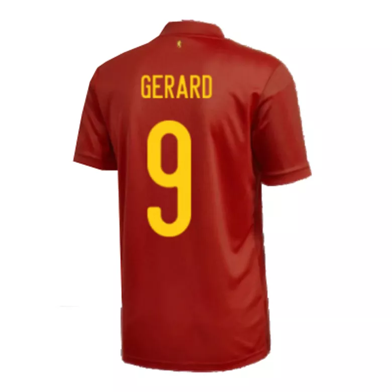 GERARD #9 Spain Home Soccer Jersey 2020 - vstockx