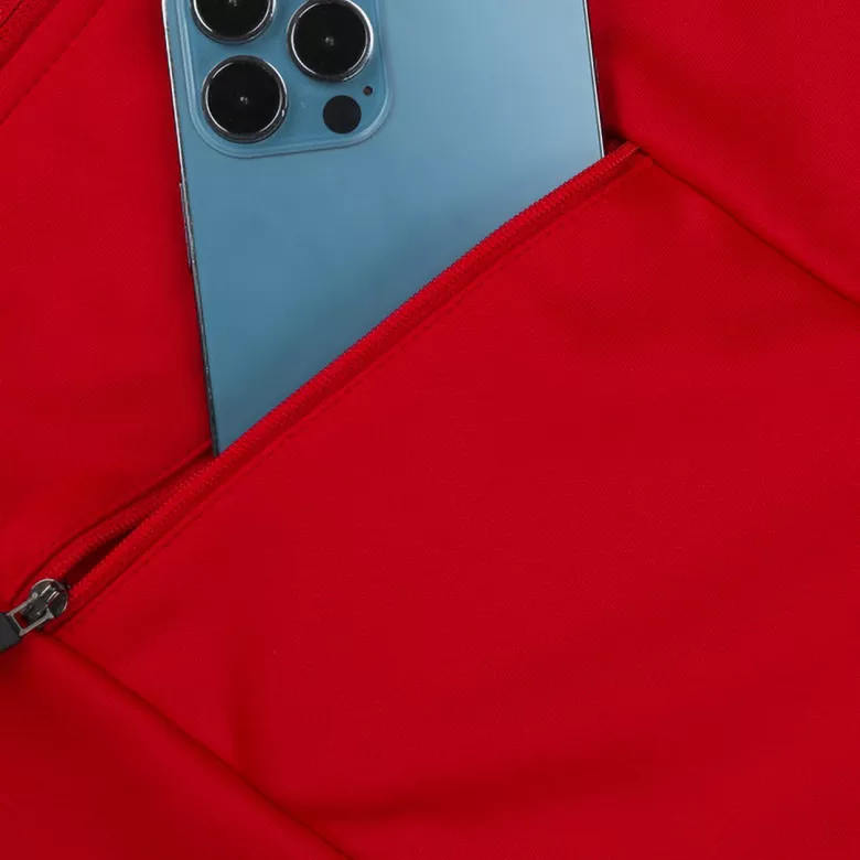 Atletico Madrid Hoodie Tracksuit 2021 Kids Red - vstockx