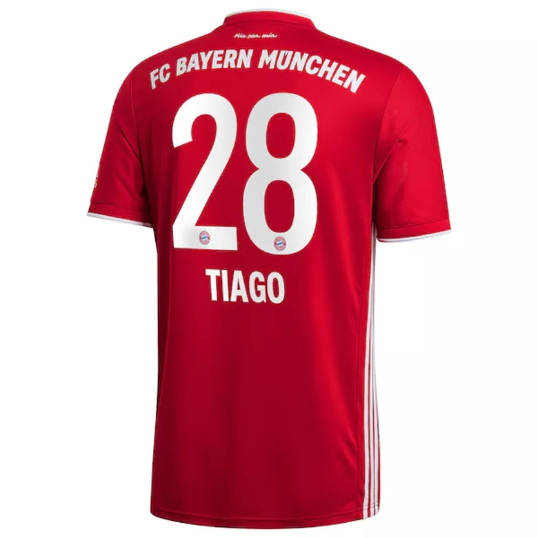 TIAGO #28 Bayern Munich Home Soccer Jersey 2020/21 - vstockx