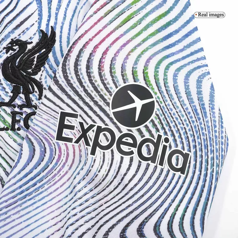 Liverpool Away Long Sleeve Soccer Jersey 2022/23 - vstockx