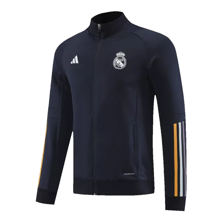 Real Madrid Jacket Tracksuit 2023/24 Navy - vstockx