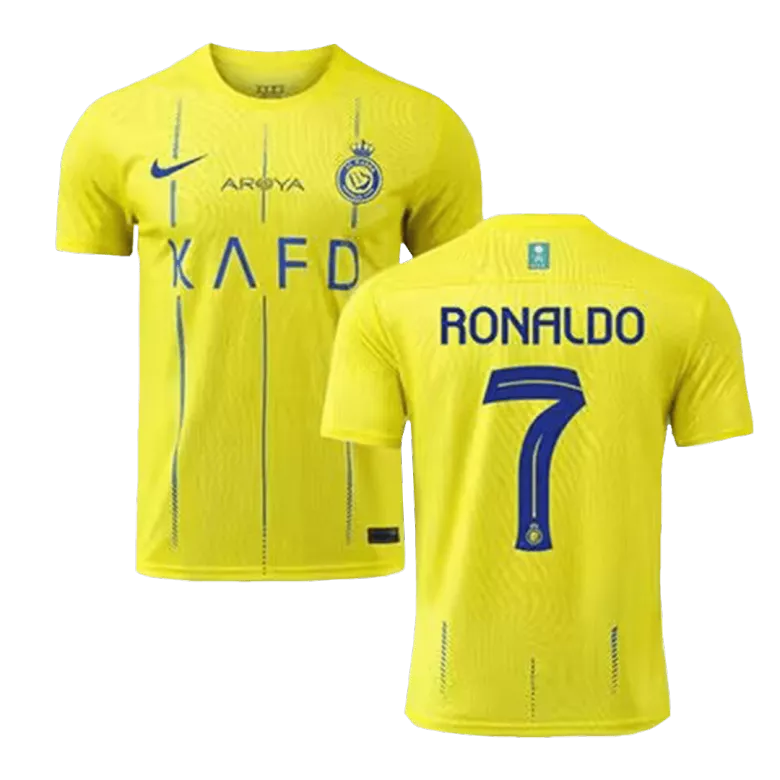 RONALDO #7 Al Nassr Home Authentic Soccer Jersey 2023/24 - vstockx