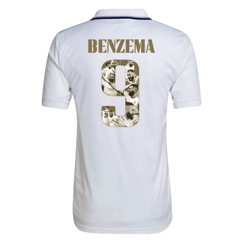 BENZEMA #9 Ballon d'Or Real Madrid Home Jersey Shirt 2022/23 - vstockx