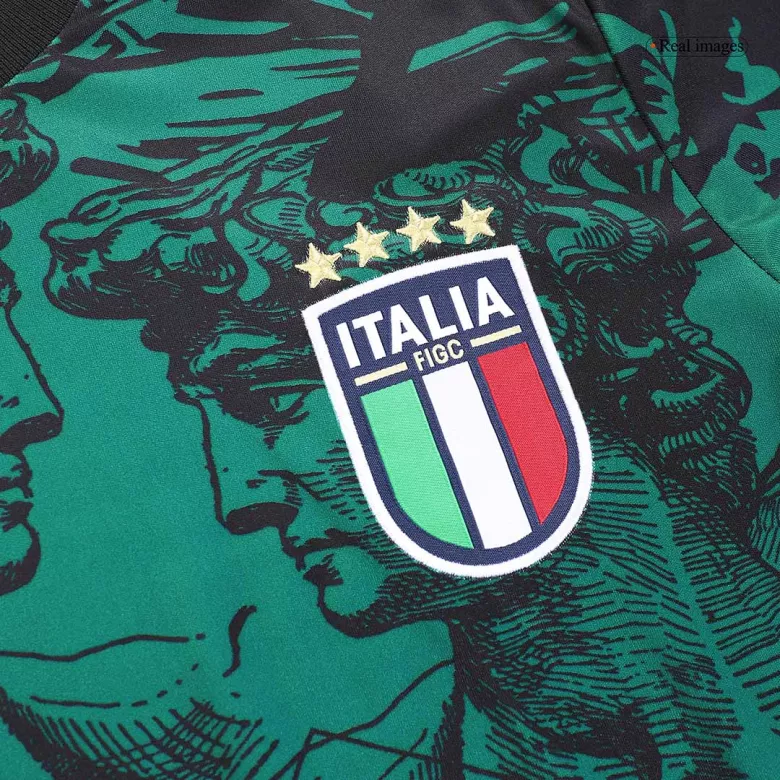 Italy X Renaissance Long Sleeve Soccer Jersey 2023 - vstockx