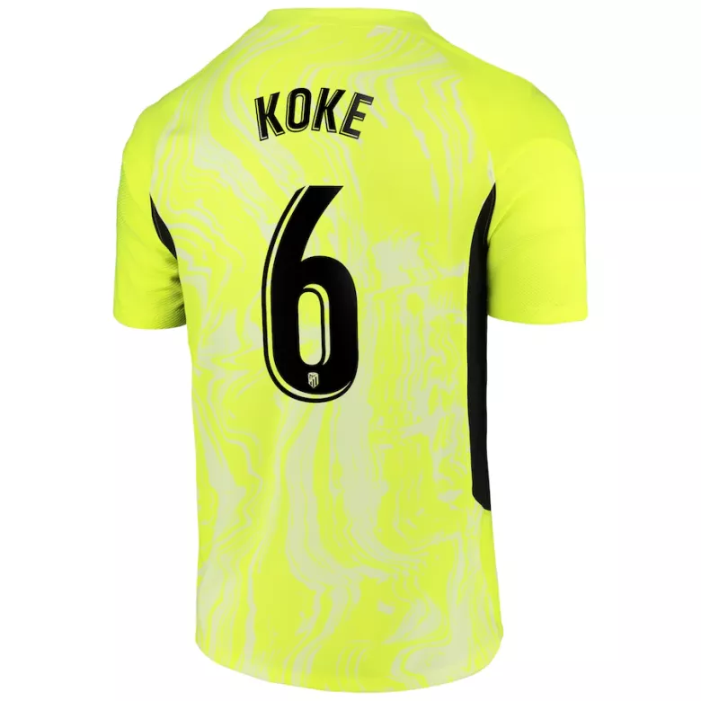 KOKE #6 Atletico Madrid Third Away Soccer Jersey 2020/21 - vstockx
