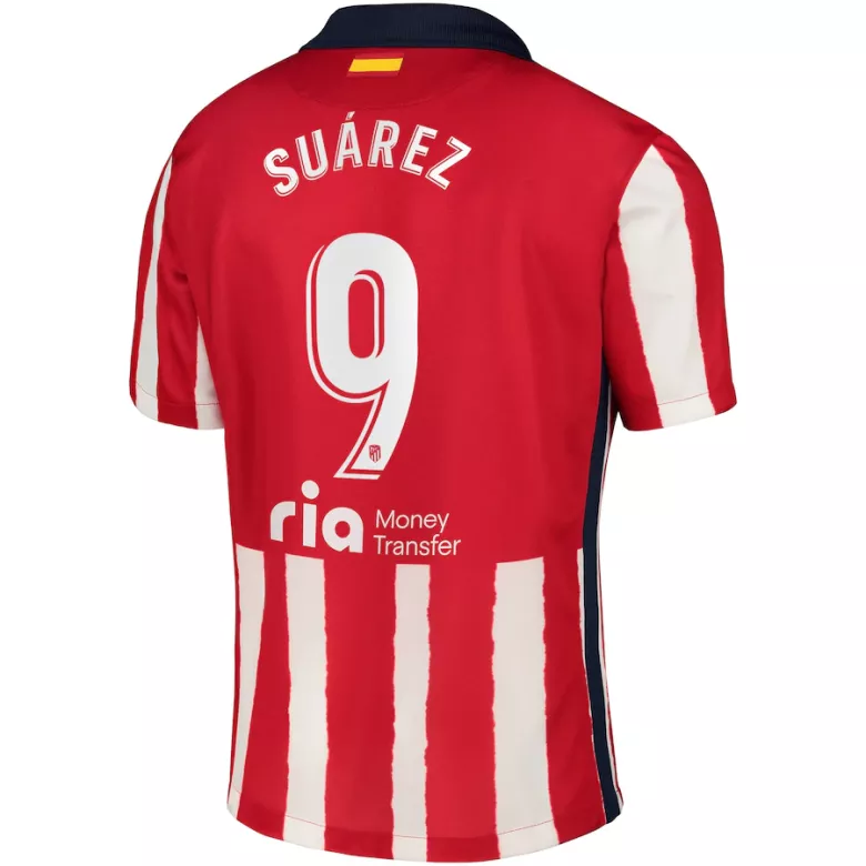 SU��REZ #9 Atletico Madrid Home Soccer Jersey 2020/21 - vstockx