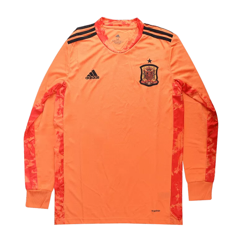 Spain Goalkeeper Long Sleeve Soccer Jersey 2020 - vstockx